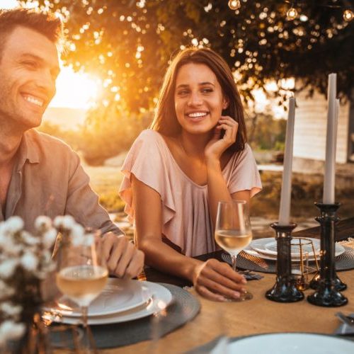Sommerliches Abendessen
