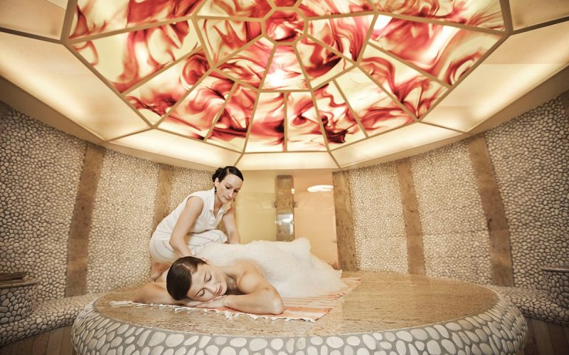 Hamam im Winter gegen trockene Haut im Hotel Deimann