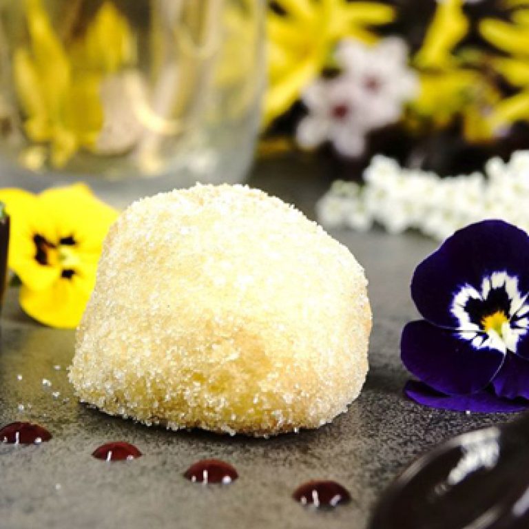 Grießkrusteln in Mostteig gebacken, Rezept vom Hotel Sonnengut