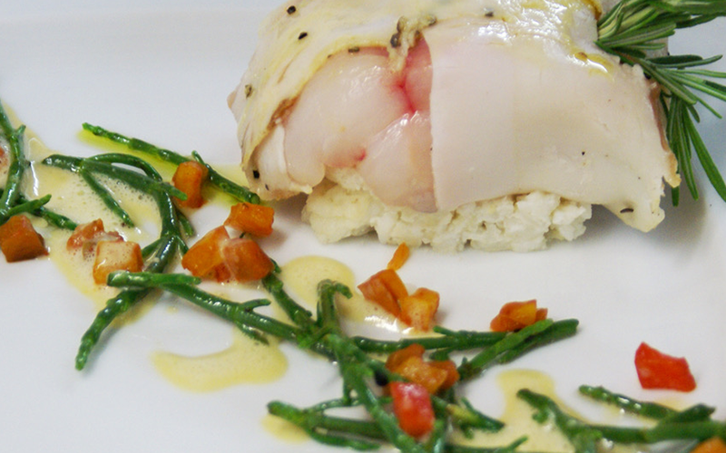 Seeteufel mit Kokosrisotto