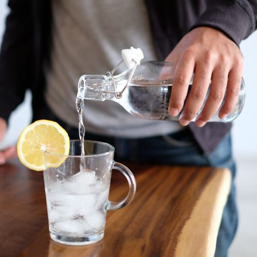 Wasser trinken für die Gesundheit