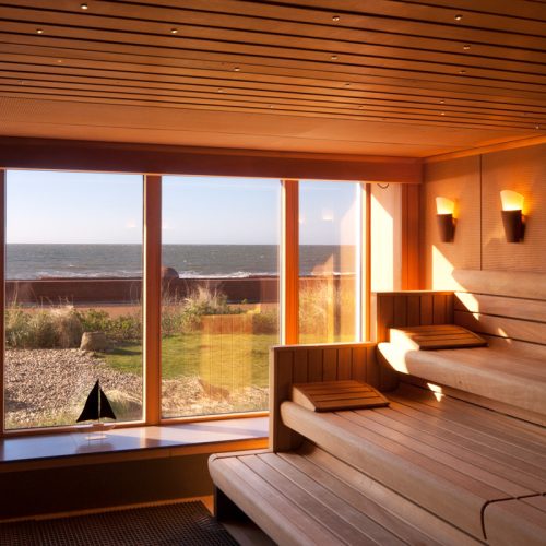 Sauna in der Erkältungszeit mit Ausblick