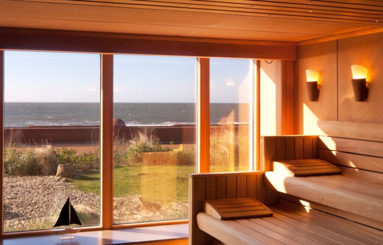 Sauna in der Erkältungszeit mit Ausblick