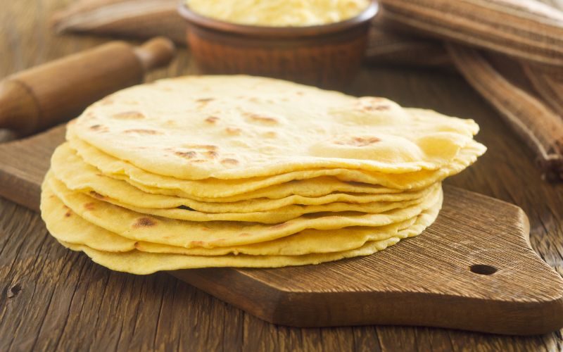 Tortialla aus Kichererbsenmehl