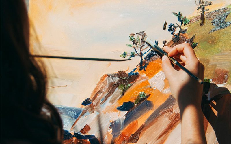 Malen kann meditative Auswirkungen haben