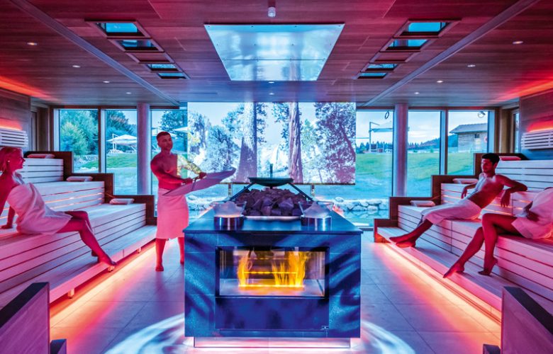 Farblicht Sauna Mooshof