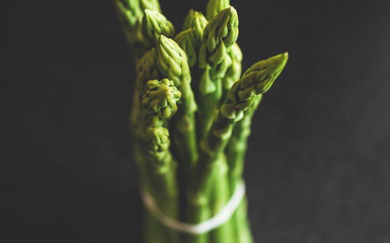Spargel im Frühling