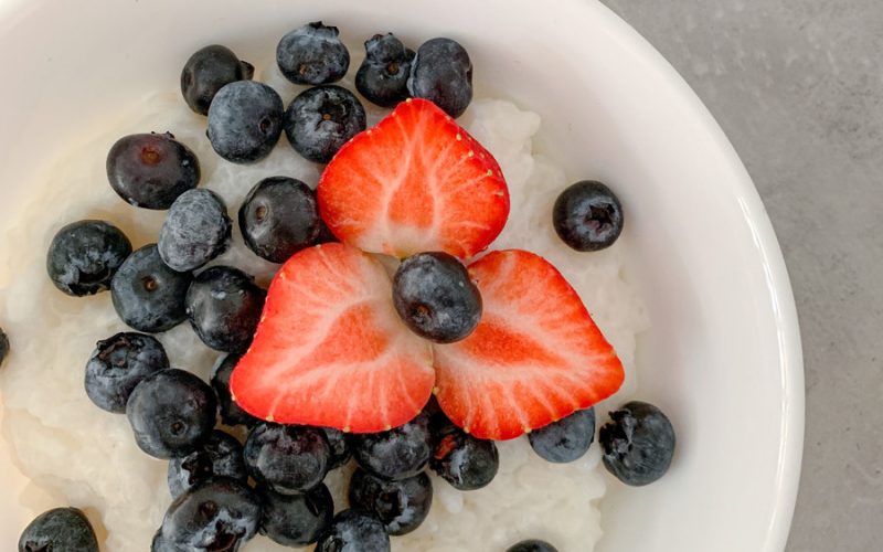 Reis-Brei mit Früchten TCM