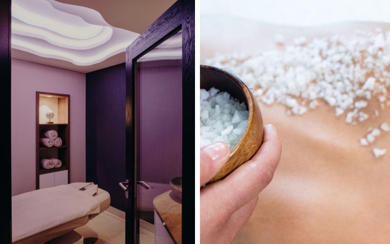 Salzpeeling im Strandhotel Ostseeblick