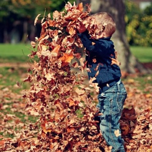 Herbst mit Kindern