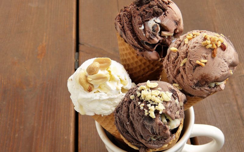 Schokoladeneis im Hörnchen / Quelle: Pixabay.com