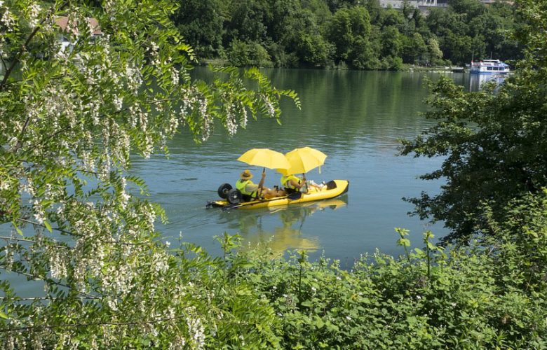 Tretbootfahren auf dem Rhein / Quelle: pixabay.com